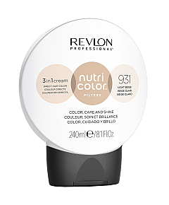 Revlon Professional Nutri Color Filters - Прямой краситель без аммиака, оттенок 931 Светло-бежевый, 240 мл